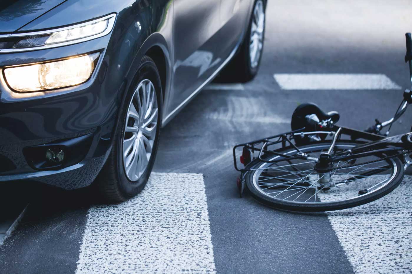How can bicycles drive safely while driving near other vehicles?